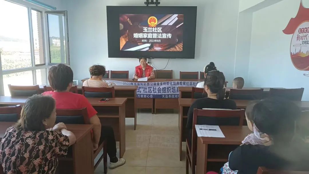 2023年省福利彩票公益金支持孵化培育发展社区社会组织项目– 庄河市新华街道玉兰社区8月精彩活动展示